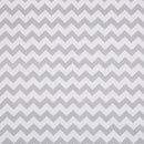 Gray Chevron Rick Rack Zig Zag Geometric Fabric by the yard