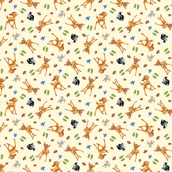 Disney Bambi Thumper and Friends Fabric by the yard
