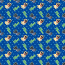 Disney Puppy Dog Pals Pug Power Fabric by the yard