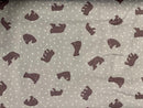 Bear Hug Woodland Fabric by the yard