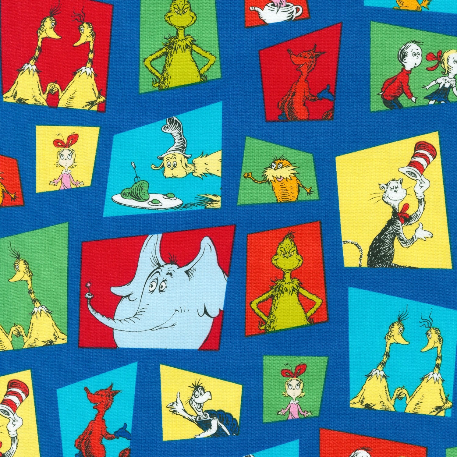 Cat and the hat fabric online