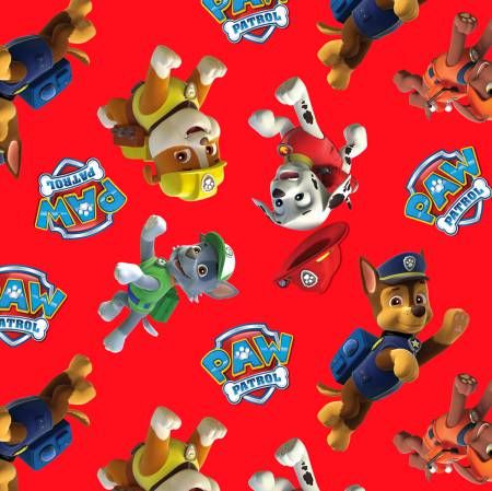 Nickelodeon Paw Patrol Toss Fabric by the yard