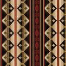 Living Lodge Triangle Aztec Geometric Fabric by the yard