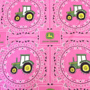 John Deere Tractor Bandana Fabric by the yard