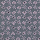 The Madison Collection Daisy on Dark Gray Fabric by the yard