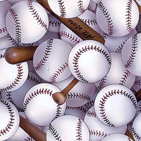 Baseball Sports Collection Fabric by the yard