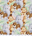 Jungles Babies Animal Safari Fabric by the yard