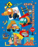 Let's Build by Nidhi Wadhwa of Blue Fish Designs Panel approx. 36in x 44in Fabric by the panel