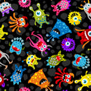 Launch Party Monsters Space Fabric by the yard