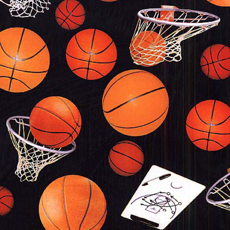 Basketball Sports Collection Fabric by the yard