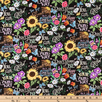 Sunflowers Floral Roses Daisy Flowers Fabric by the yard