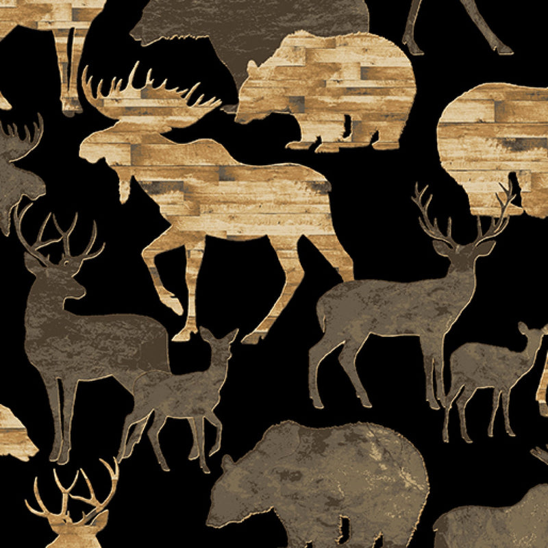 Living Lodge Woodland Fabric by the yard