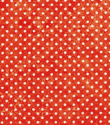 Dot Texture on Orange Fabric by the yard