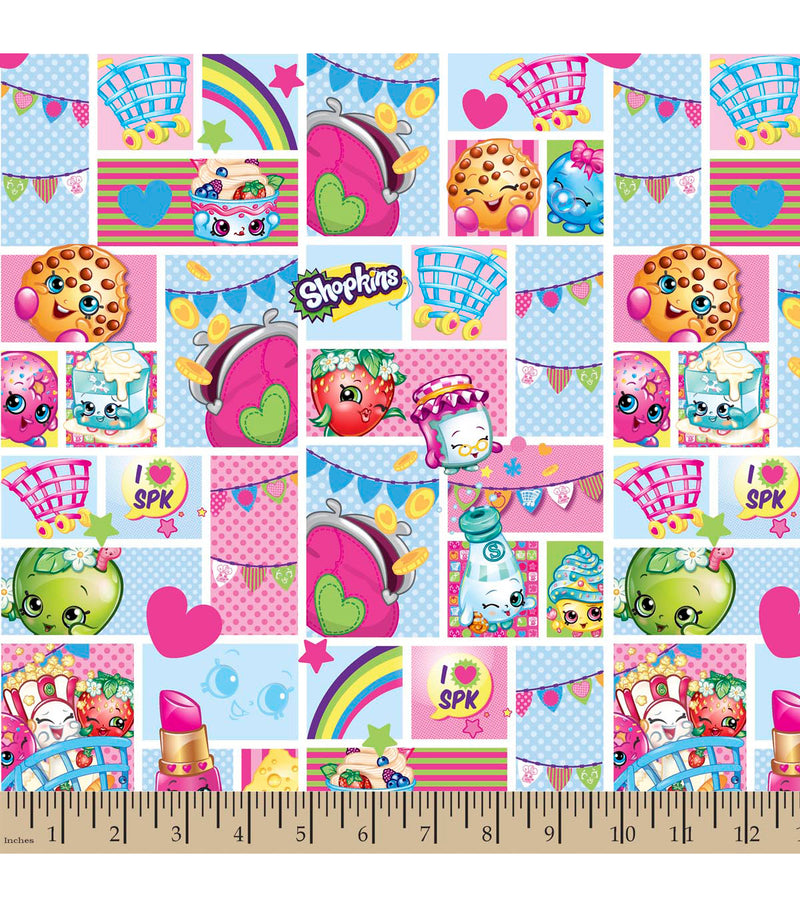 Shopkins Patch Party Fabric by the yard
