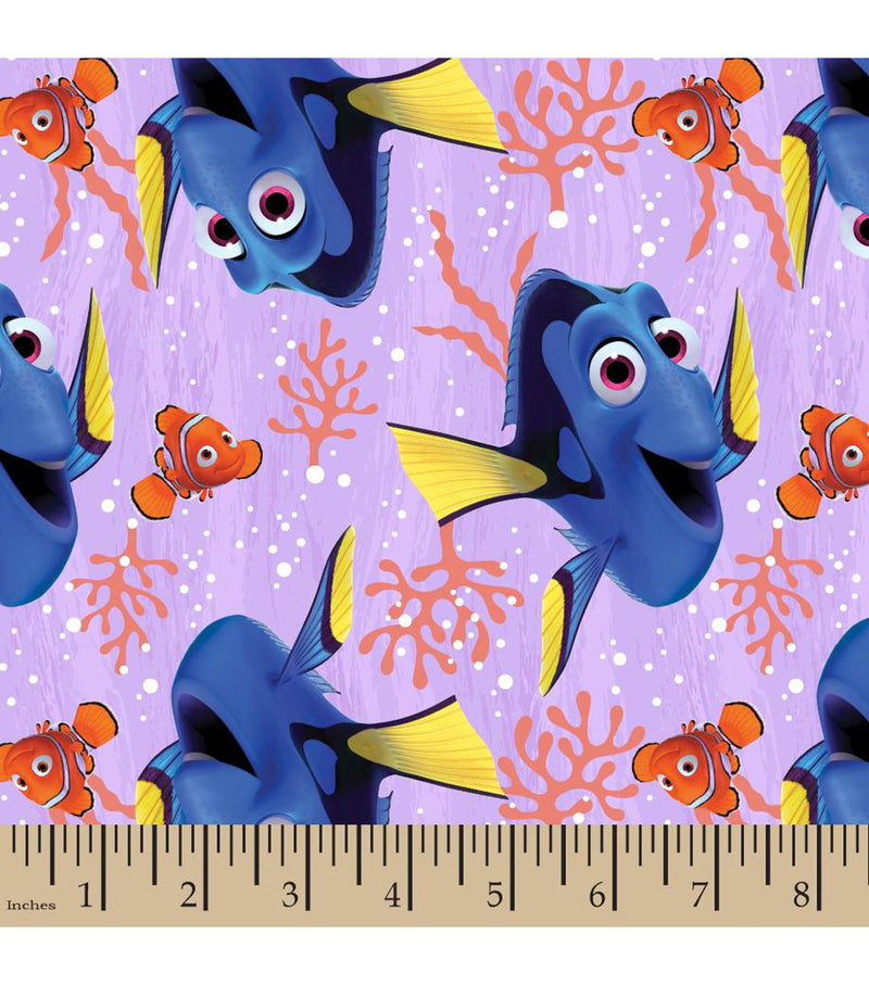 Disney Finding Dory and Seaweed Girl Fabric by the yard