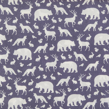 Woodland Bears Foxes Deers Fabric by the yard