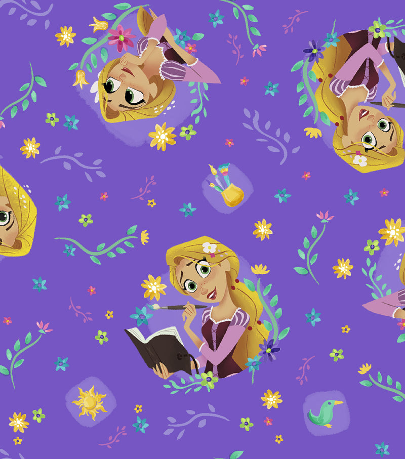 Disney Princess Rapunzel Toss Fabric by the yard