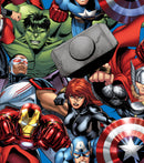 Marvel Avengers Packed Fabric by the yard
