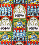 Disney Warner Brothers Harry Potter Stained Glass Quidditch Fabric by the yard