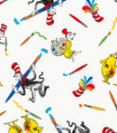 Dr Seuss Express Yourself Cat in The Hat Fabric by the yard