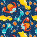 Dino Mates Dinosaurs Fabric by the yard