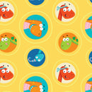 Dino Mates Dinosaurs Fabric by the yard