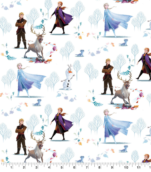 Disney Frozen 2 Characters Bruni Fabric by the yard