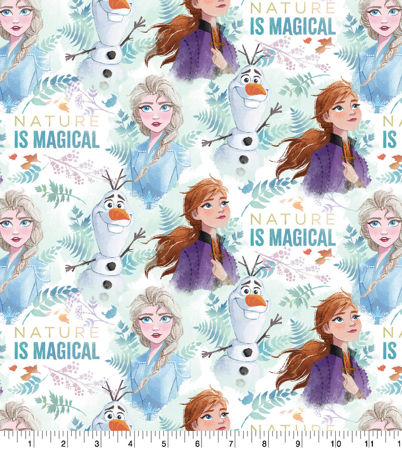 Disney Frozen 2 Nature in Magical Fabric by the yard