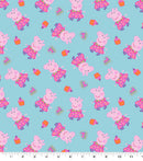 Disney Pig Peppa Cupcakes Fabric by the yard
