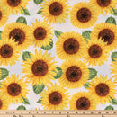 Sunflower Floral Fabric by the yard