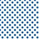 Blue Dots Geometric Fabric by the yard
