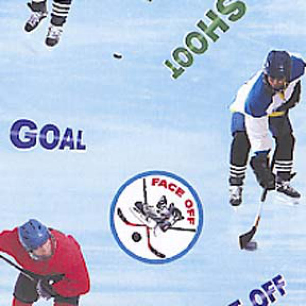 Hockey Sports Collection Fabric by the yard