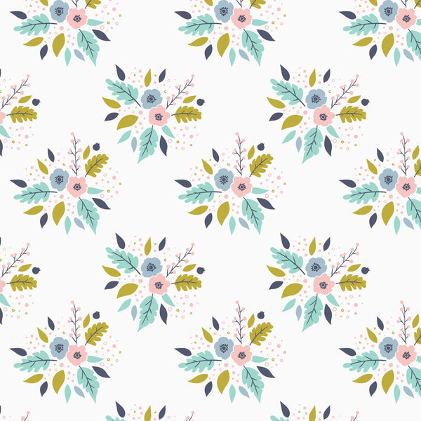 Meadow Bouquet Floral Daisy Fabric by the yard