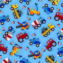 My Favorite Trucks Fabric by the yard