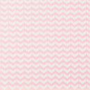 Broken Chevron Pink Rick Rack Zig Zag Geometric Fabric by the yard