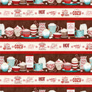 Cuppa Cocoa Coffee Marshmallow Fabric by the yard