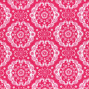 Damask Fuchsia Floral Fabric by the yard