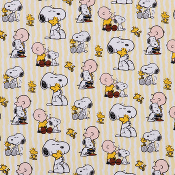 Snoopy and Charlie Brown Fabric by the yard