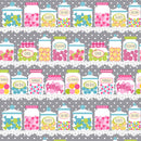 Cupcake Café by Laura Stone Candy Jar Floral Berry Fabric by the yard