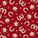 Cowboy Horseshoe Ranch Hands Fabric by the yard