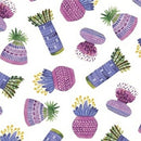 Flourish by Mia Whittemore Floral Flowers Fabric by the yard