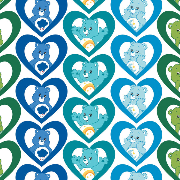 Disney Care Bears Cool Hearts Fabric by the yard