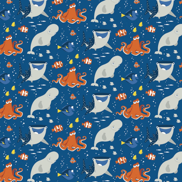 Disney Finding Dory and Friends Fabric by the yard