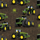 John Deere Tractor Proven Power Fabric by the yard