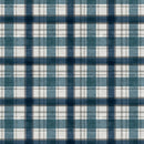 A Day At The Lake Check Plaid Gingham Fabric by the yard
