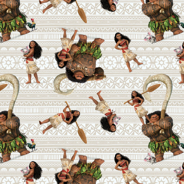 Disney Princess Moana and Friends Fabric by the yard