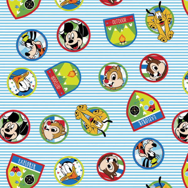 Disney Characters Fun with Friends Fabric by the yard