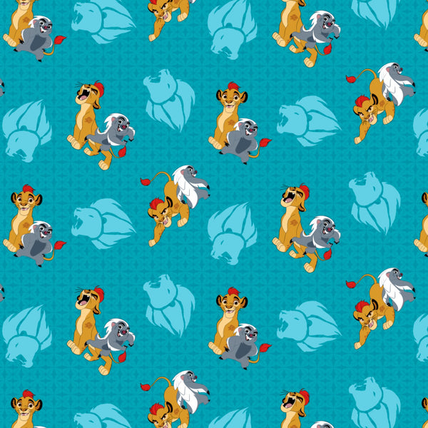 Disney Lion Guard Friend Forever Fabric by the yard