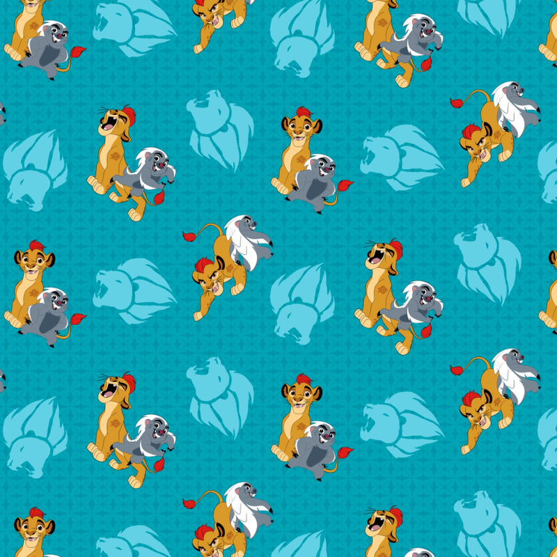 Disney Lion Guard Friend Forever Fabric by the yard