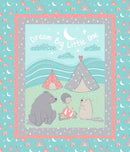 Camp Wee Panel approx. 36in x 44in Fabric by the panel